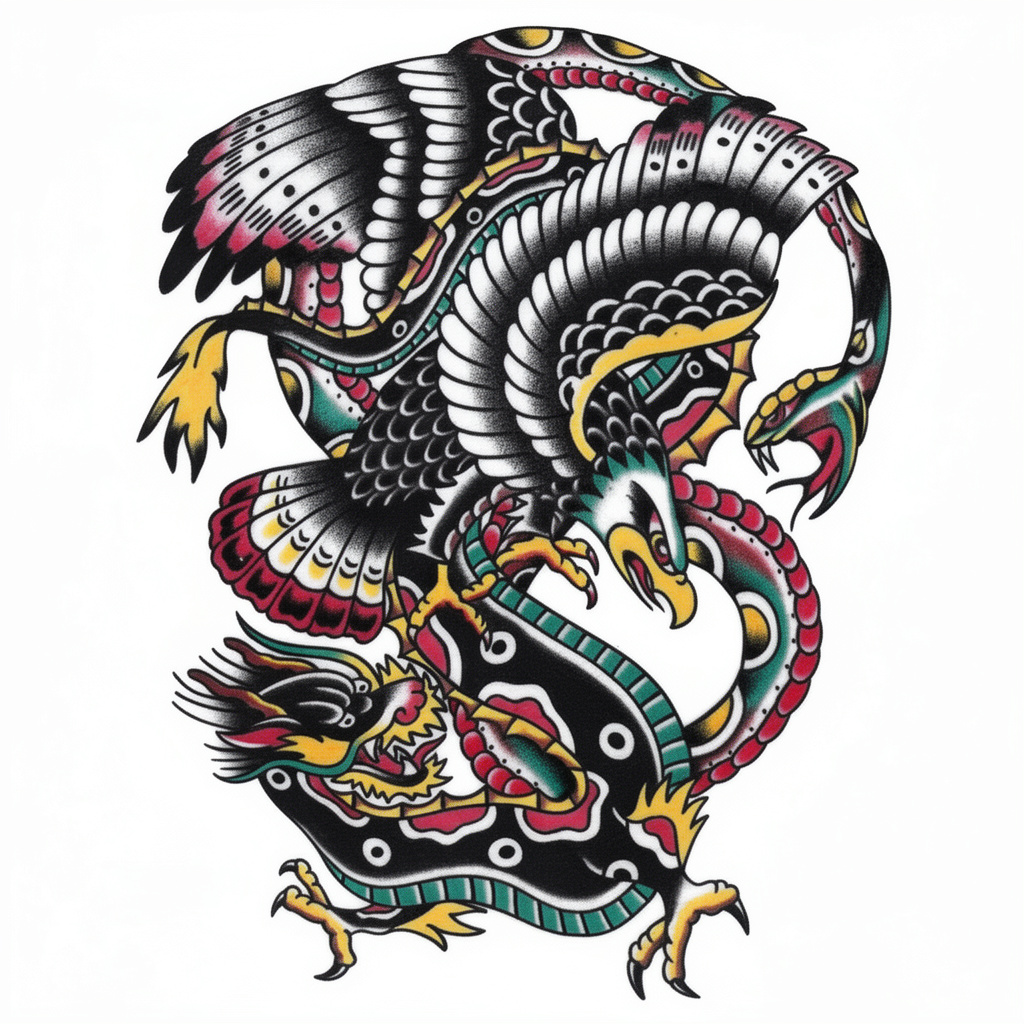Extracted tattoo artwork