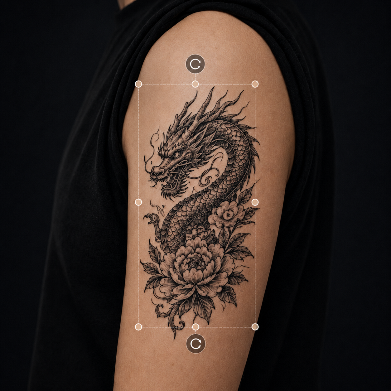 Tattoo body preview photo